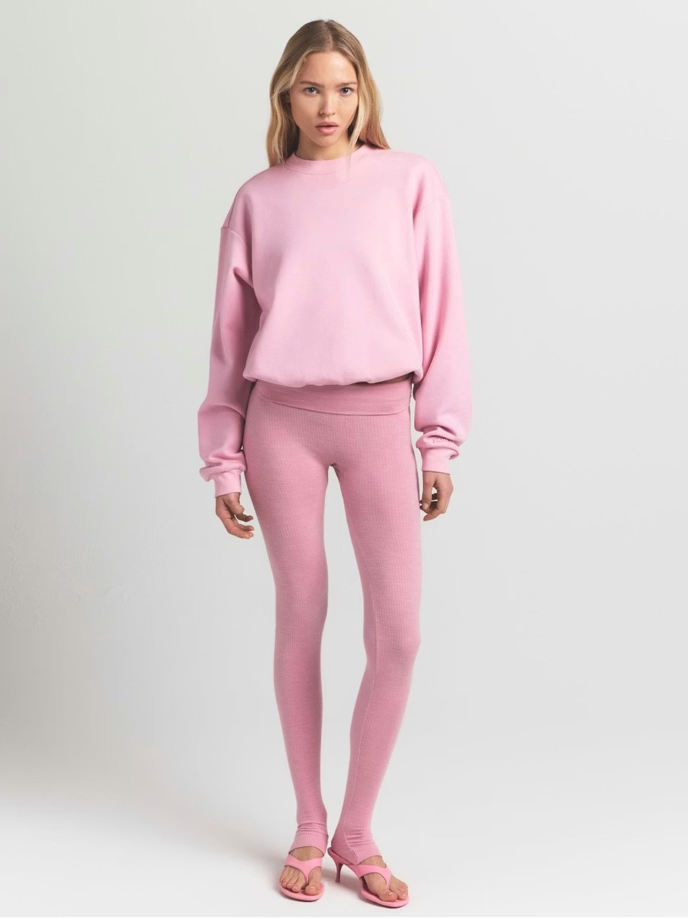 SKIMS Cotton Fleece Classic Crewneck